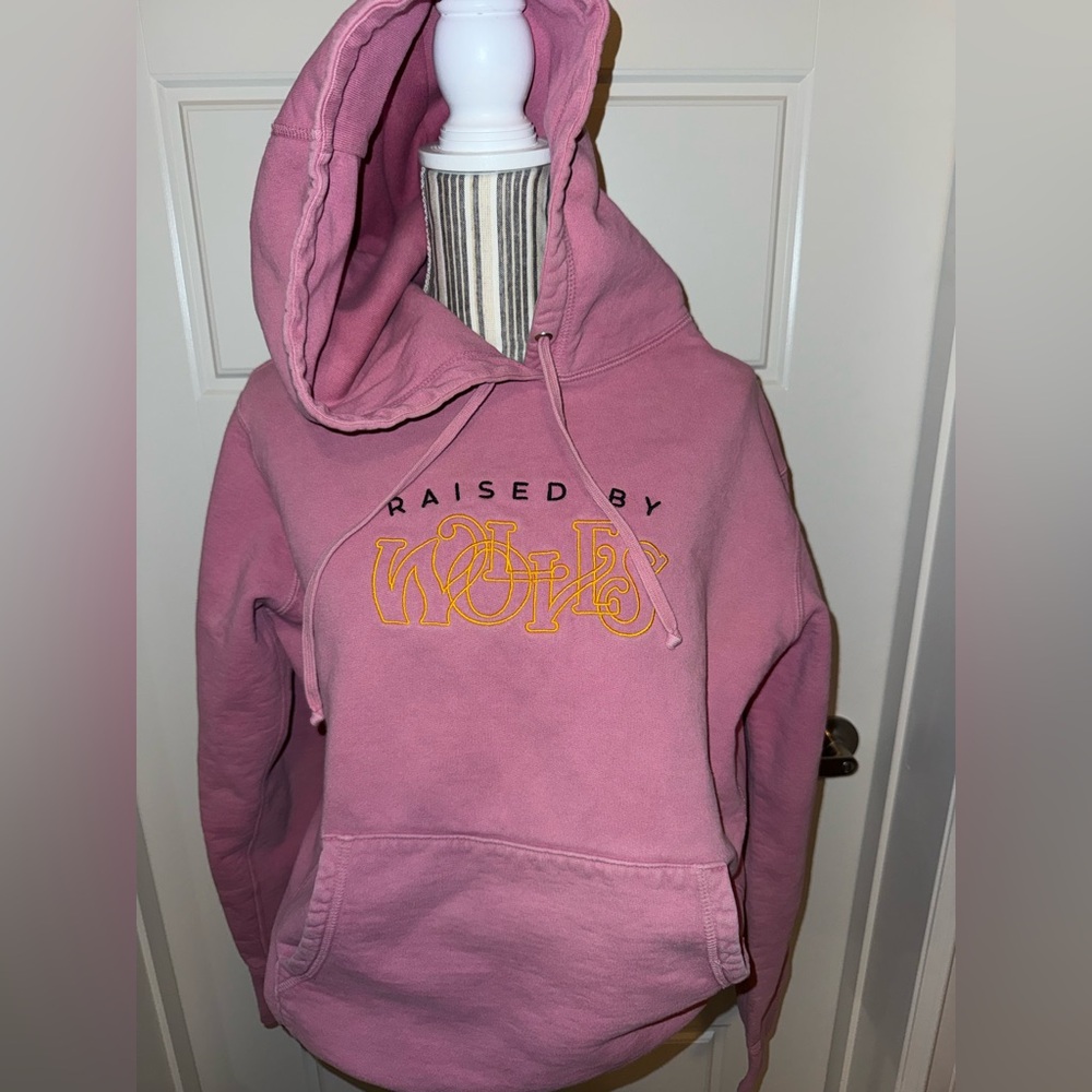 Pink Raised by Wolves Hoodie